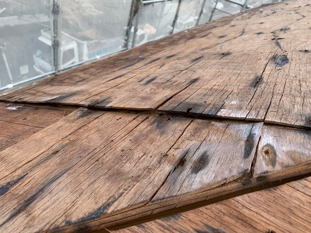 屋根野地板腐食